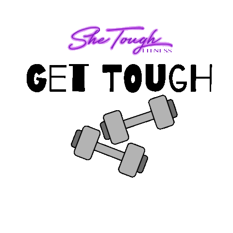 SheToughFitness giphyupload shetough shetough fitness Sticker