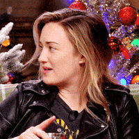 Ashley Johnson Eyebrows GIF