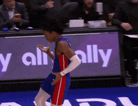 Happy Detroit Pistons GIF by Bally Sports Detroit