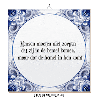 Nl Hoop Sticker by Tegelspreuken.nl