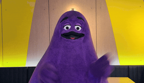 Grimace Hug GIF by McDonald's CZ/SK