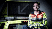 Rijkswaterstaat no cross warning uniform GIF