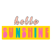 Sunshine Hello Sticker by zoellabeauty
