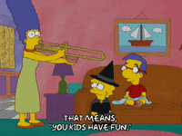 marge simpson trumpet GIF