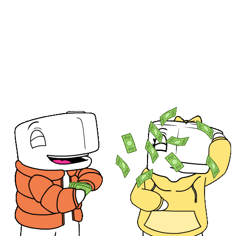 Make It Rain Crypto Sticker by Ordinary Friends