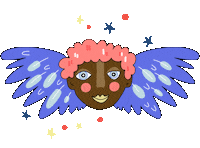Art Christmas Sticker