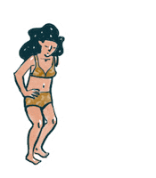 girl love Sticker by Analí Jaramillo