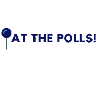 Vote Sticker by USD Votes Campaign