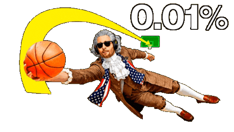 Never Tell Me The Odds Basketball Sticker