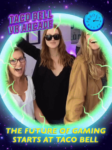 vrarcade GIF by Taco Bell VR Arcade