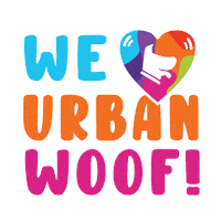 UrbanWoof doglover letsplay dogdaycare dogwalking Sticker