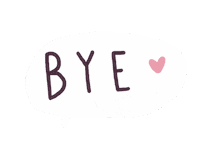 Bye Bye Goodbye Sticker by Sara Maese