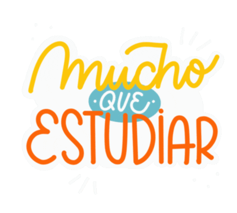 Letritascl giphyupload study estudio estudiar Sticker