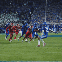 Byu Football Juke GIF by BYU Cougars