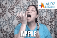 apple total physical response GIF by ALO7.com