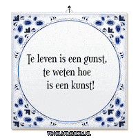 Humor Reflectie Sticker by Tegelspreuken.nl