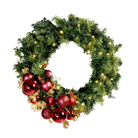 Christmasdecoration Kerstkrans Sticker by Beekwilder
