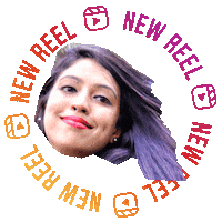 Dimple Doll Deeksha Manipal Sticker by BORN ON INSTAGRAM