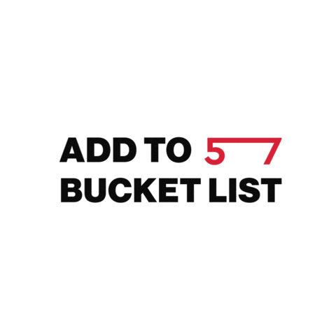 Bucket List Adventure Sticker by Stephanie at 57hours