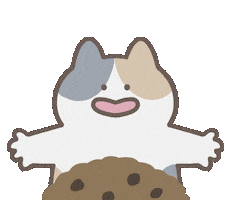 Hungry Cat Sticker