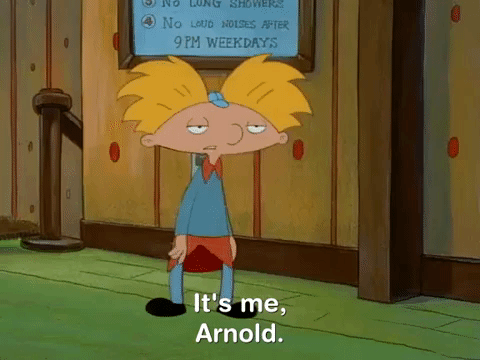 hey arnold nick splat GIF