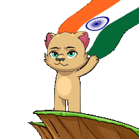 Independence Day India Sticker by Kabu