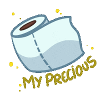 Paper Toilet Sticker by Dan Woodger