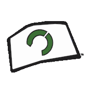 Hiking Kirandulas Sticker