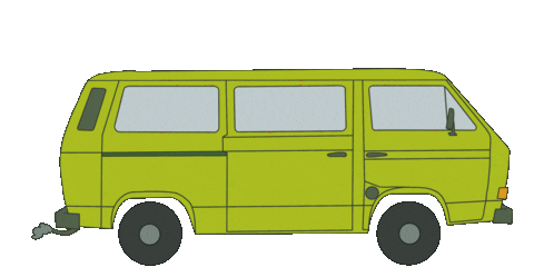 Bus Volkswagen Sticker by GurkewillReisen