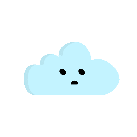 heysanj giphygifmaker confused rain cloud Sticker
