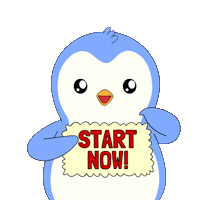 You Got This Lets Go Sticker by Pudgy Penguins