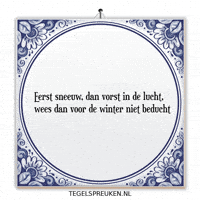 Winter Nl GIF by Tegelspreuken.nl
