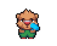 badkidgames games bear spring kid Sticker