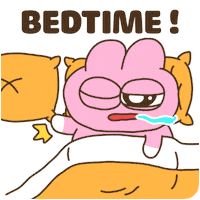 Sleepy Good Night Sticker by Zookiz