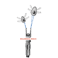 Flying Go Wild Sticker by The EPO