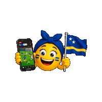 Fans Curacao Sticker by WhatsApp SIM