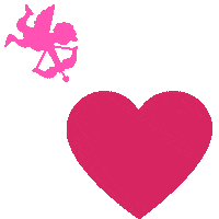 In Love Heart Sticker by Pawsta 'N' Furballs