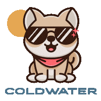 drinkcoldwater coldwater mountain brewpub dog coldwater coldwater mountain brewpub pets Sticker