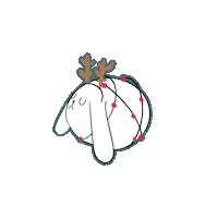 Bunny Rabbit Sticker by La Pradera Online