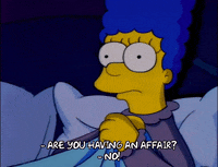 Scared Season 3 GIF by The Simpsons