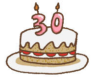 Birthday Cake Sticker