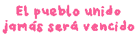 El Pueblo Unido Sticker
