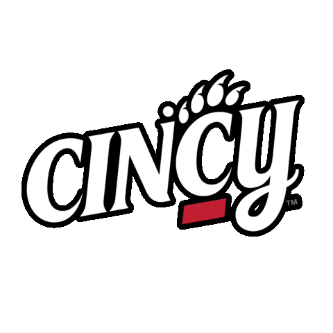 Cincinnati Bearcats Sticker by uofcincyalumni