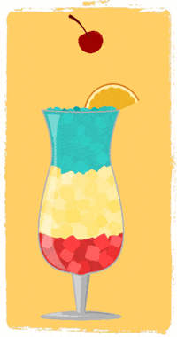 Orange Slice Cocktail GIF