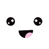 cute face Sticker by Live Life Happy