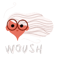 levraicolonelmoutarde girl hair wind vent Sticker