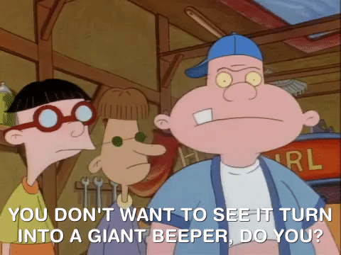 hey arnold nick splat GIF