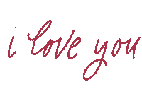 I Love You Sticker by pensandnibs