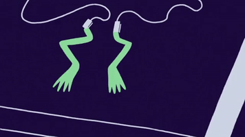 mary shelley frog GIF