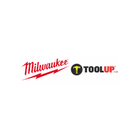 toolupcom construction milwaukee contractor power tools Sticker